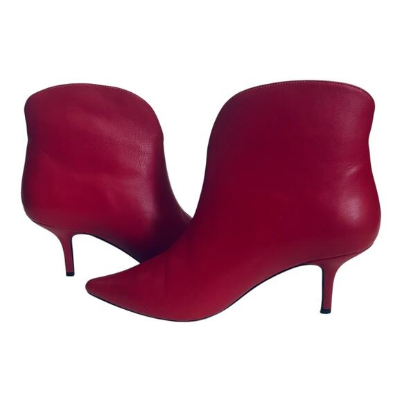 Anine Bing Red Ankle Boots - Picture 3 of 12